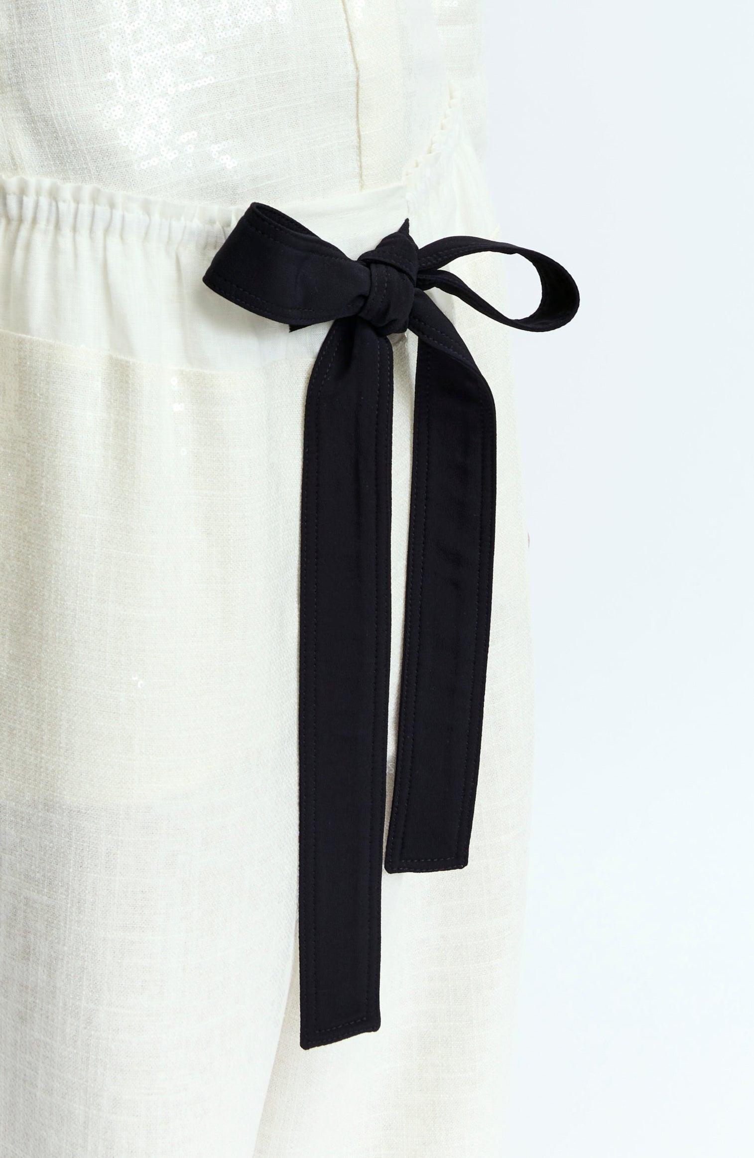 IMA TROUSERS IN LINEN SEQUIN - 5