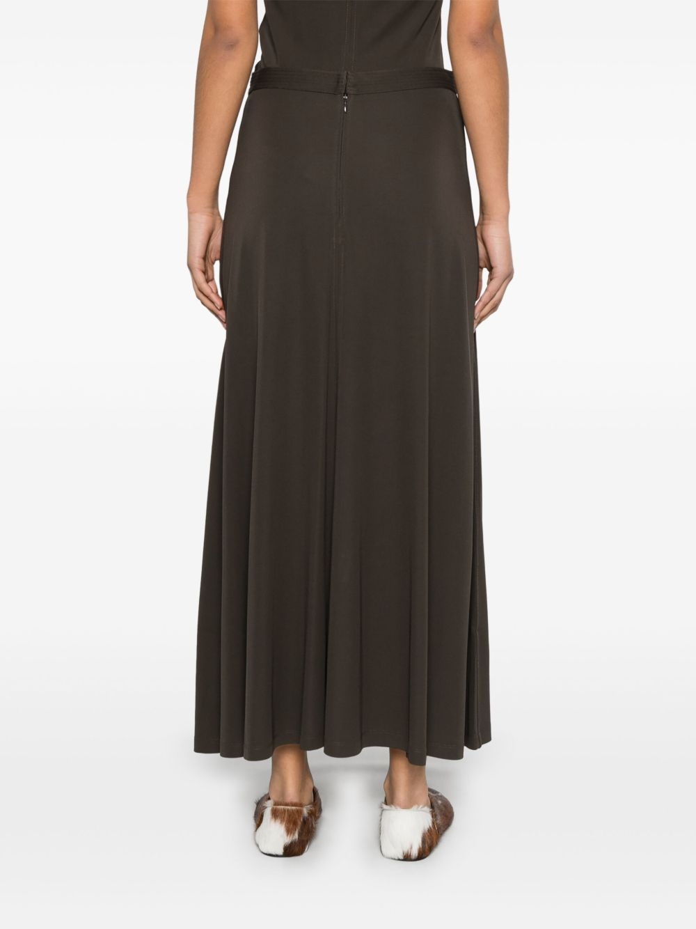 jersey maxi skirt - 4