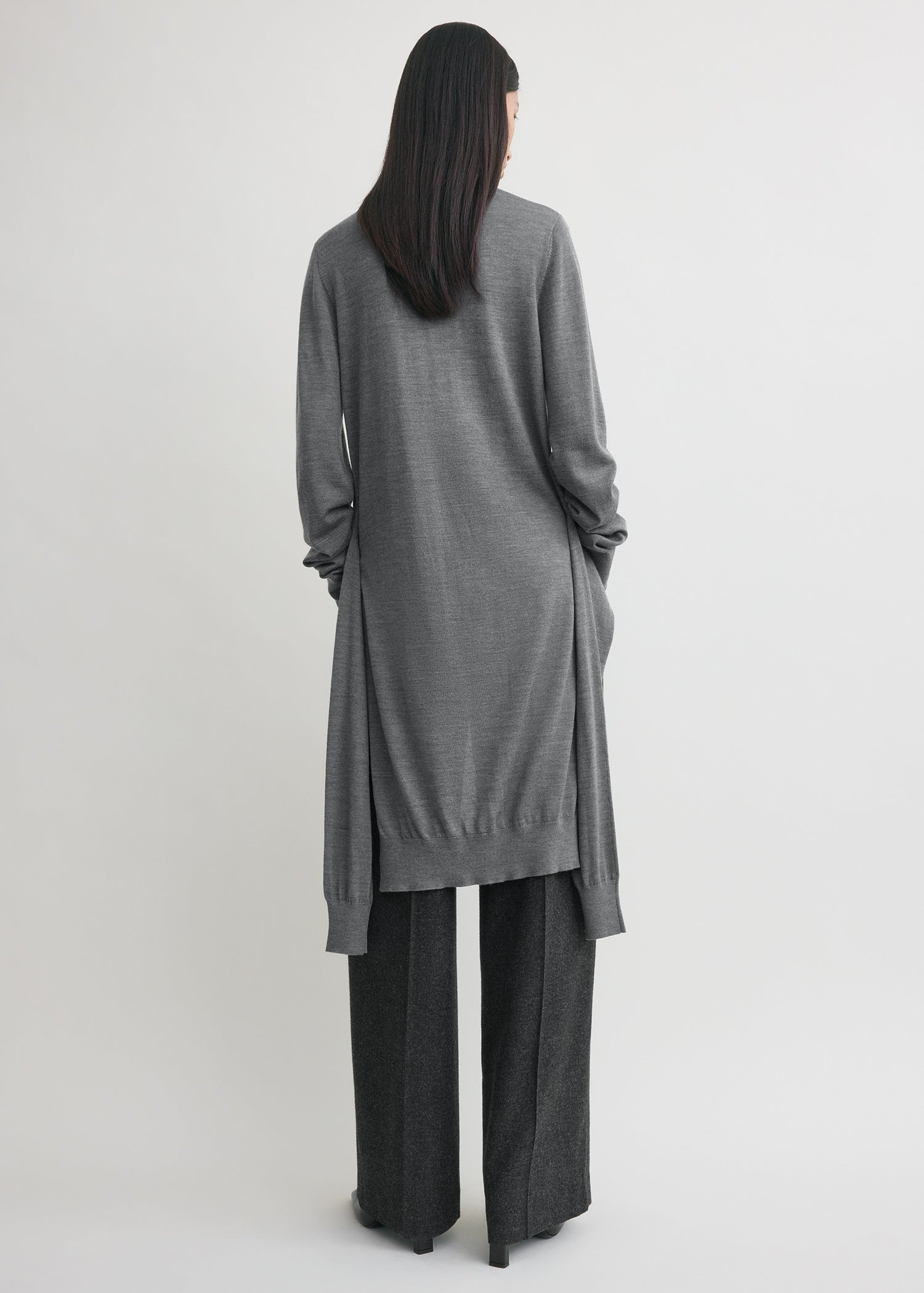 Double-sleeve turtleneck mid grey - 4