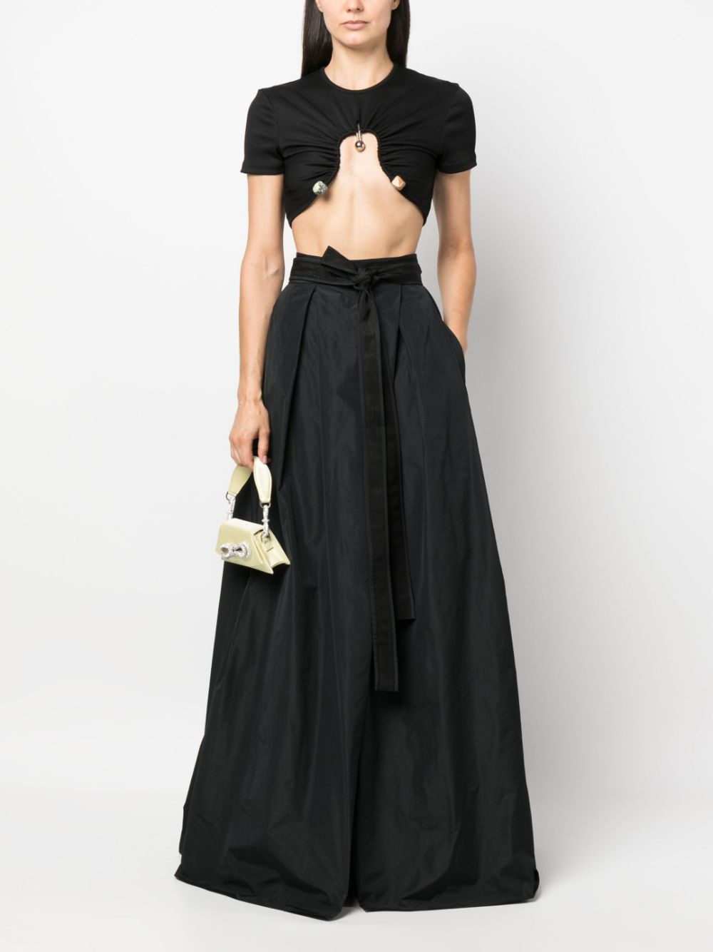 Nocepesca pleated maxi skirt - 2