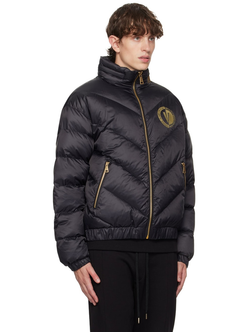 logo-patch padded jacket 2
