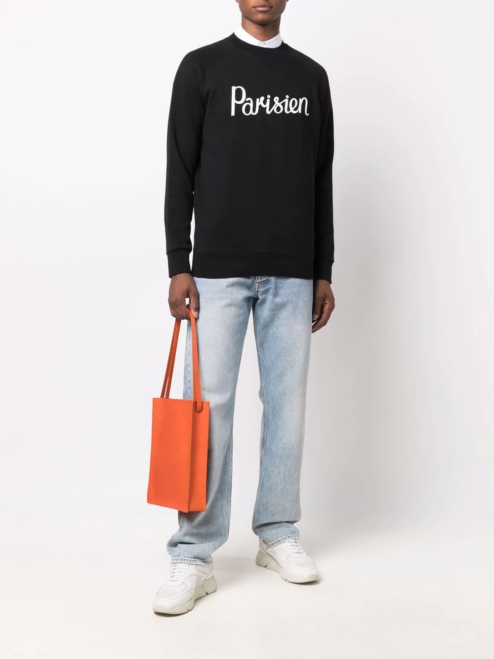 Parisien slogan-print sweatshirt - 2