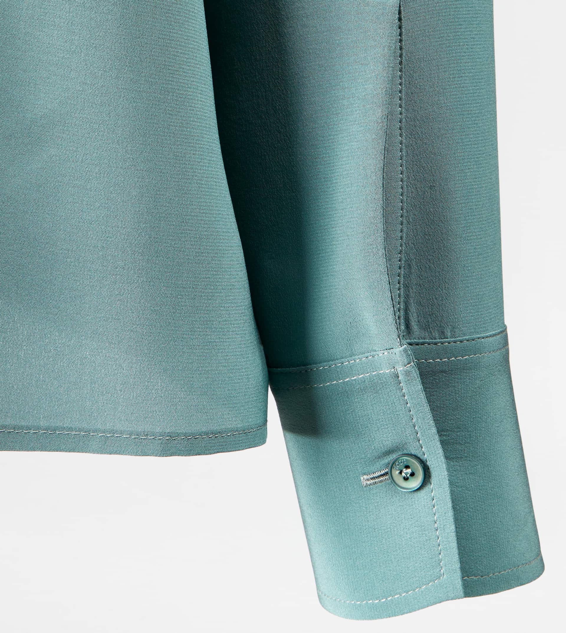SHIRT IN SILK - GREEN - 4