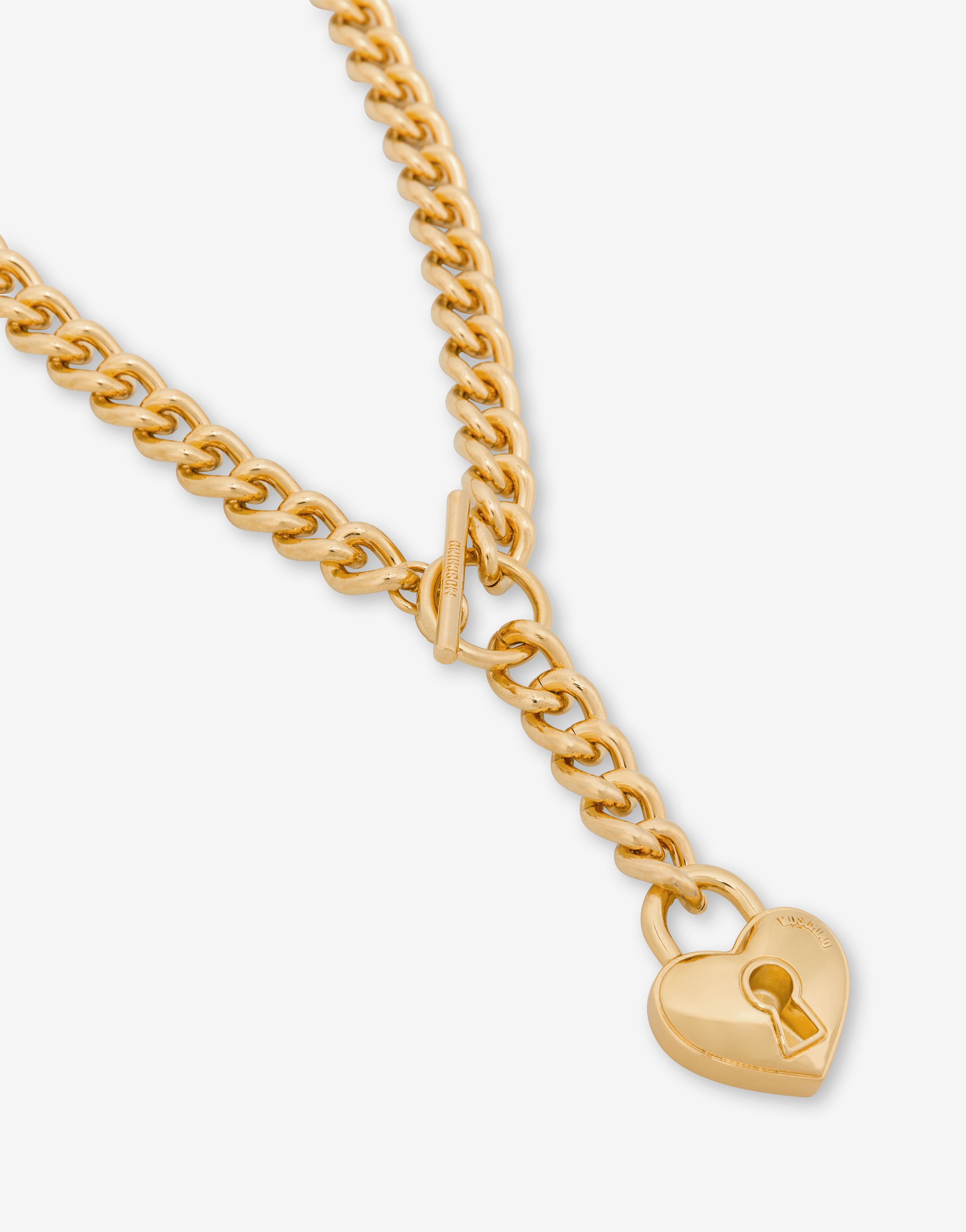 HEART LOCK CHAIN NECKLACE - 2