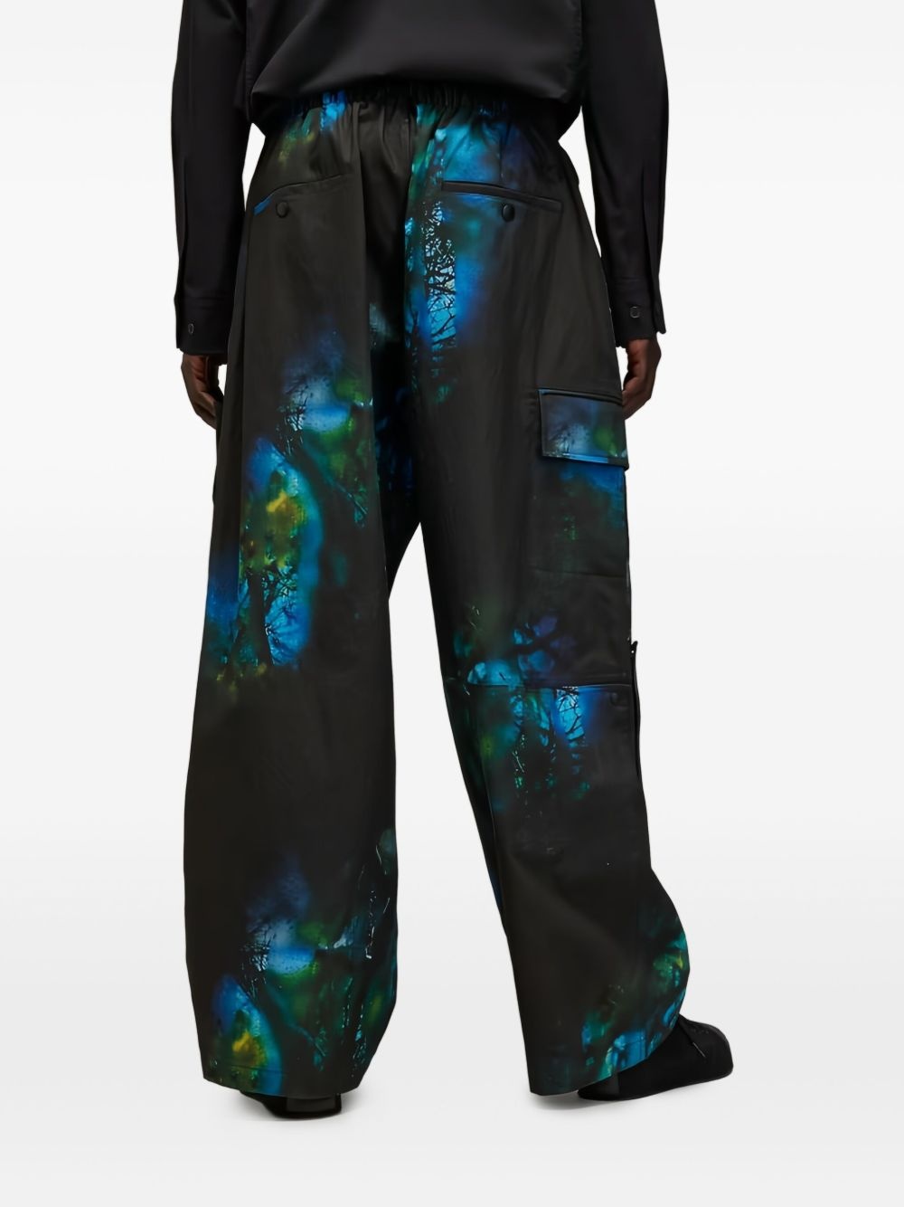 abstract-print track pants - 2
