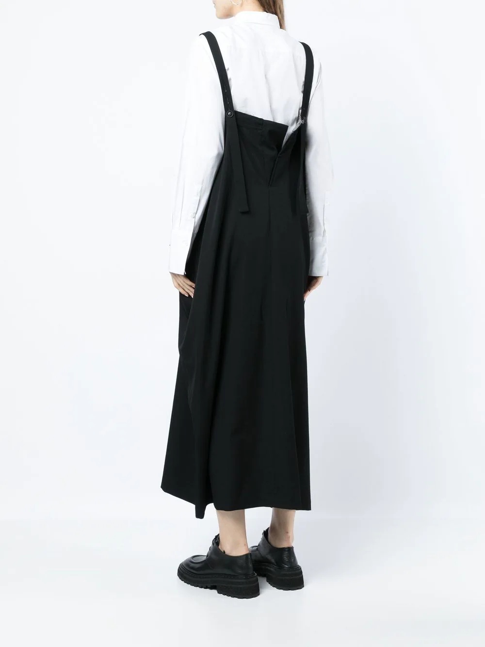 square-neck wool dress - 4
