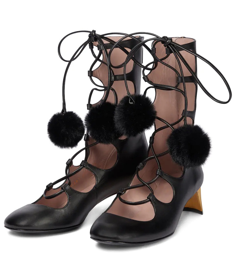 Lace-up leather ankle boots 5