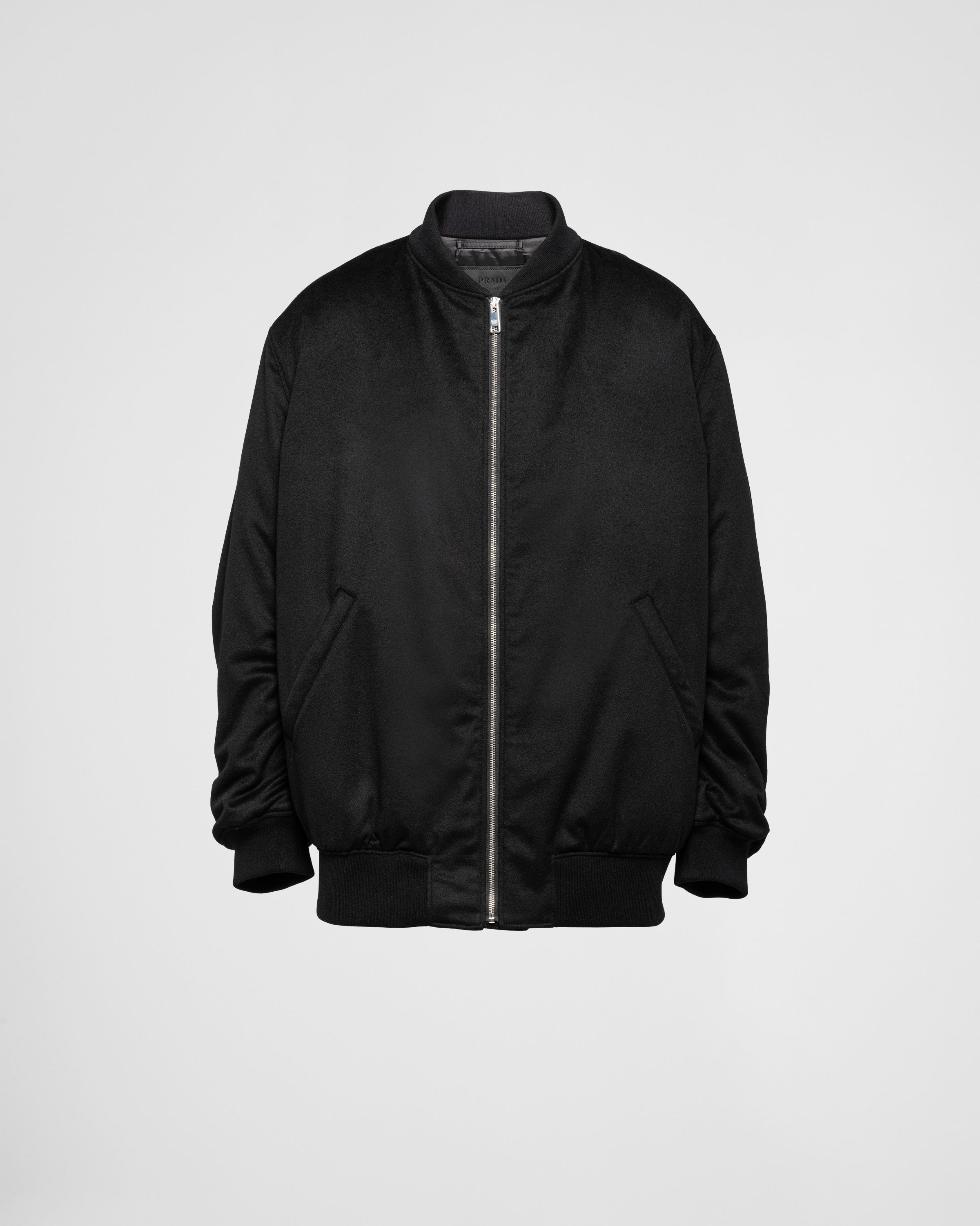 Cashmere bomber jacket - 1