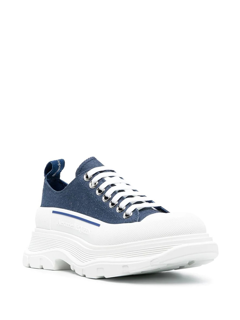 Alexander McQueen lace-up platform sneakers outlook