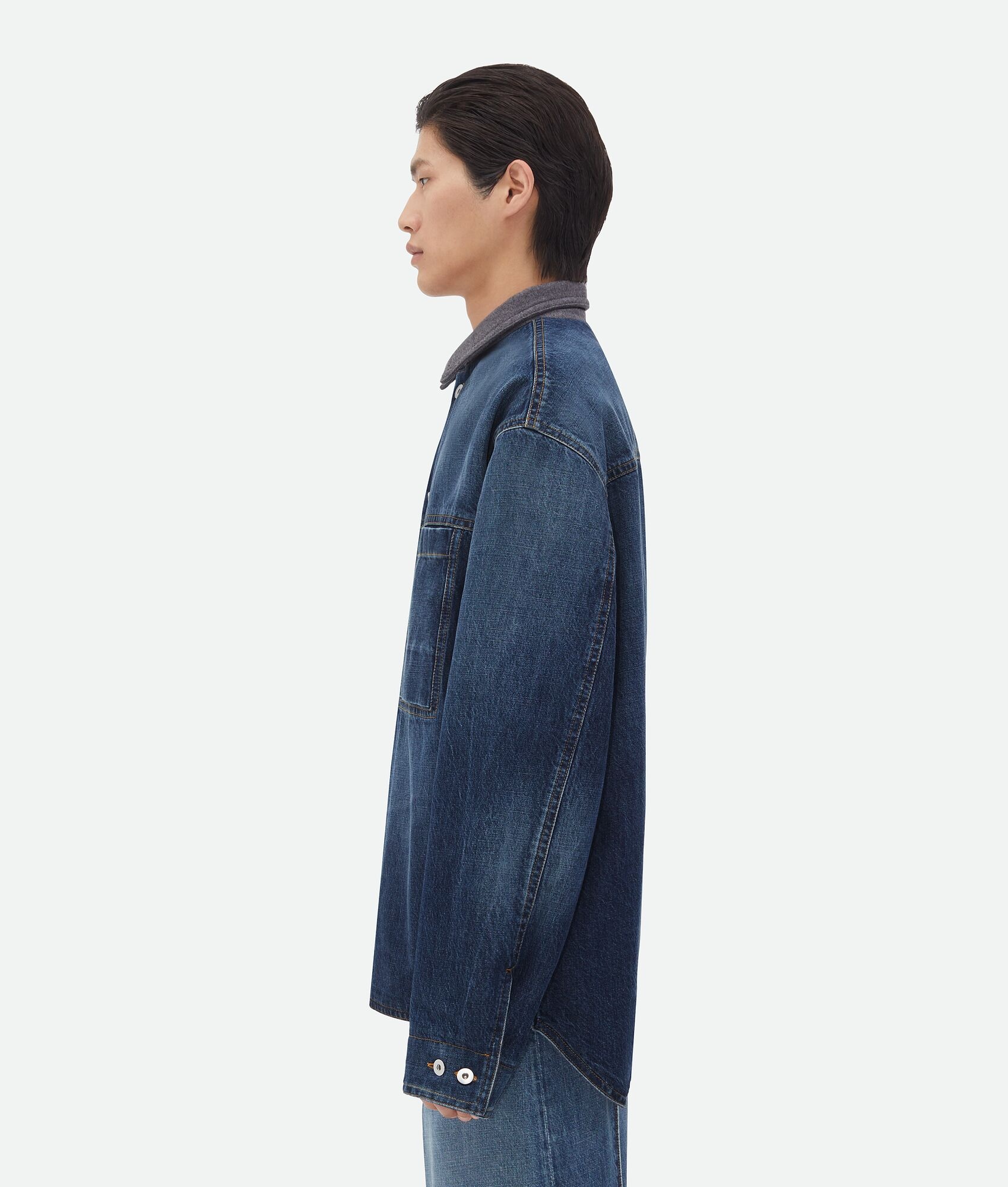 Reversible Wool Denim Jacket - 2