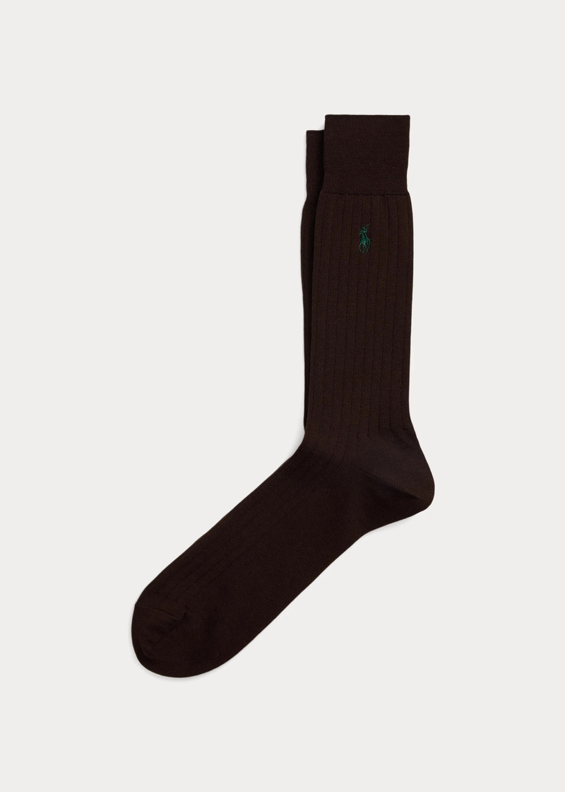 Ribbed Dress Socks 1