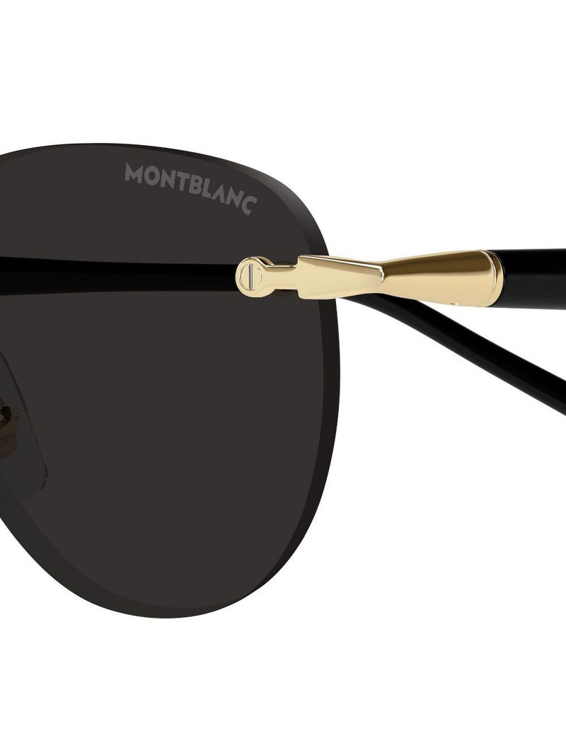 Montblanc round sunglasses outlook