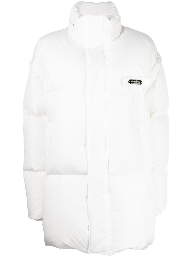 logo-plaque puffer jacket 1