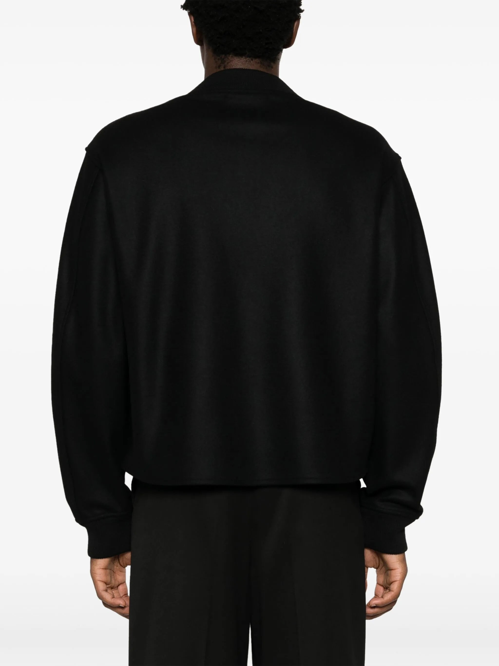 Jil Sander Band-collar Wool Bomber Jacket - 3