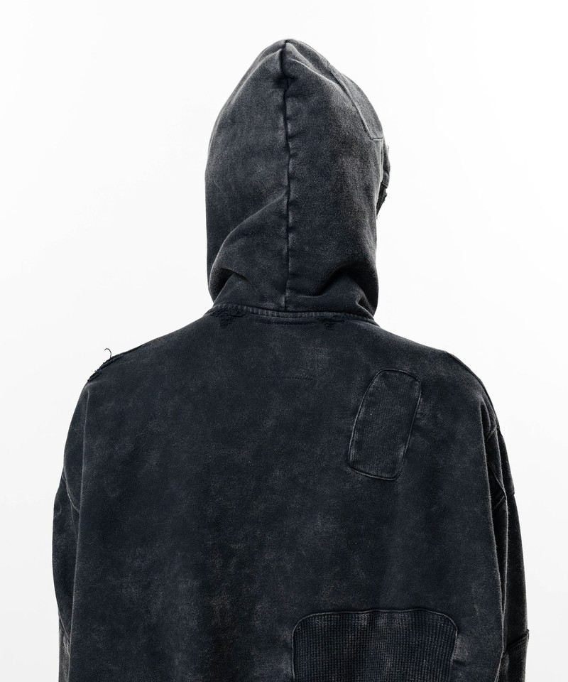 Bleached Repair Zip-Up Hoodie 8
