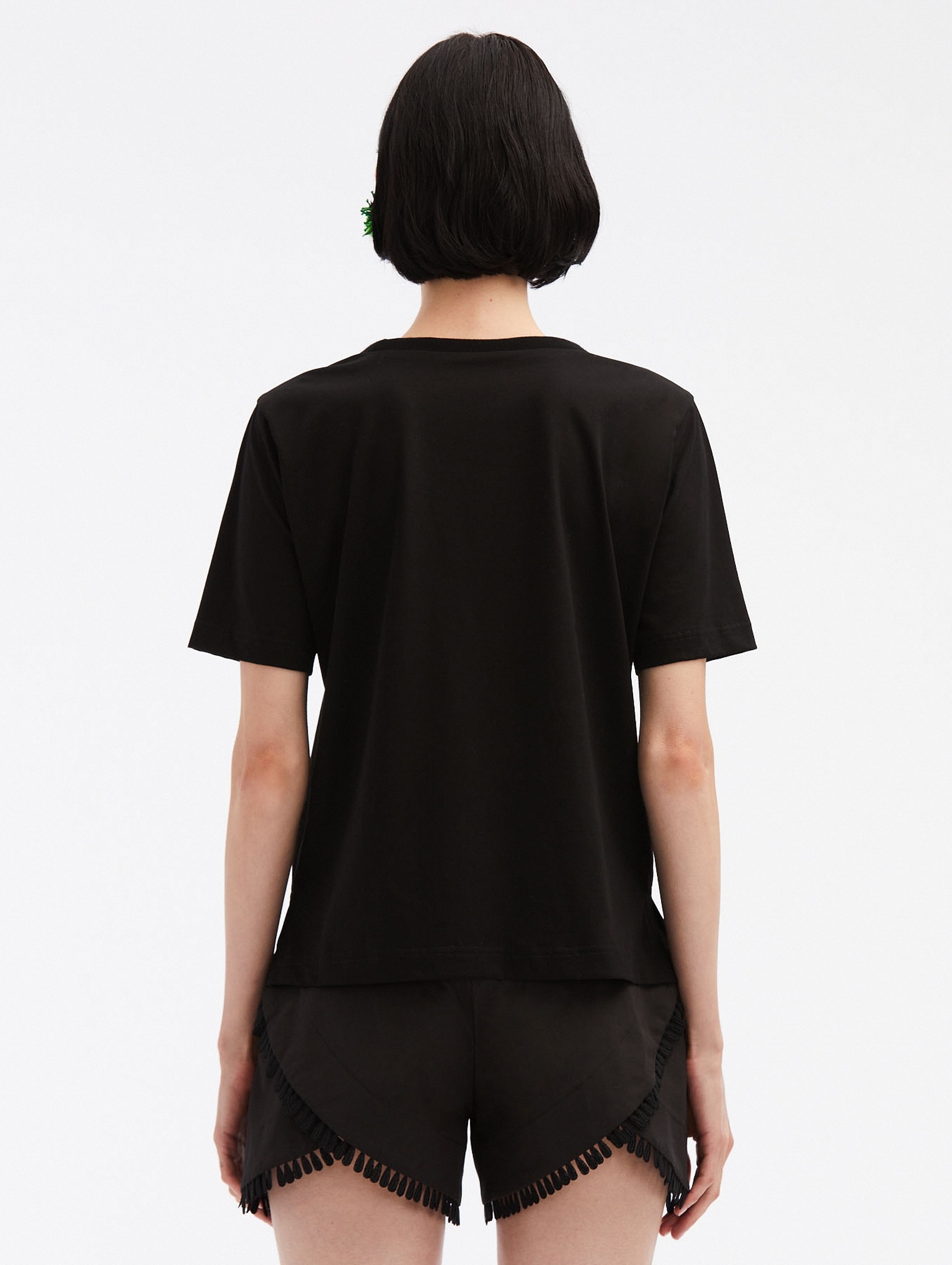CACTUS EYELET GUIPURE TEE - 3