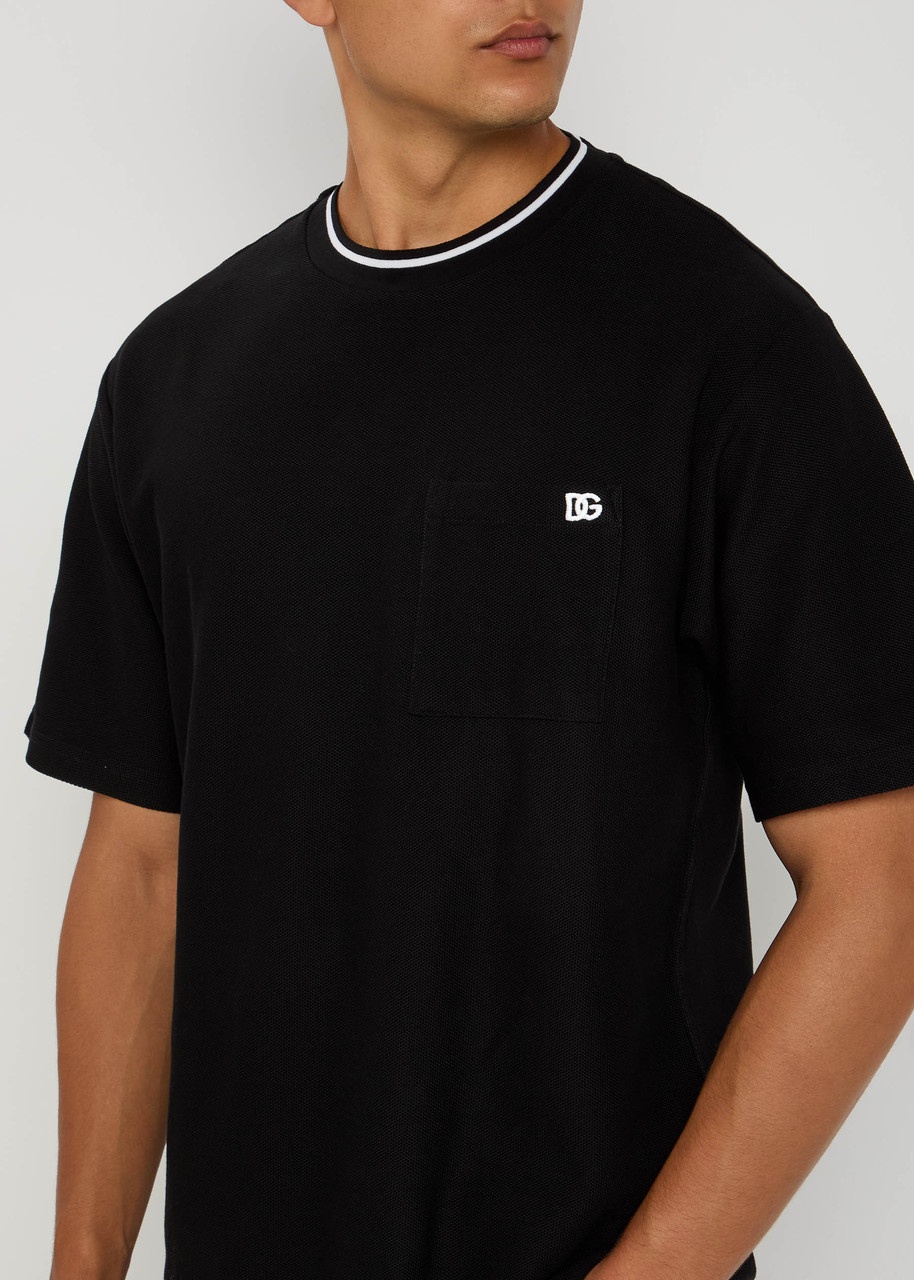 Dolce & Gabbana Logo-embroidered pi - 5