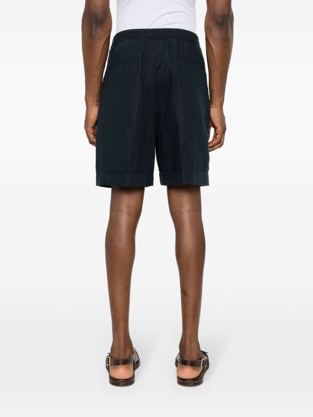 linen bermuda shorts - 4