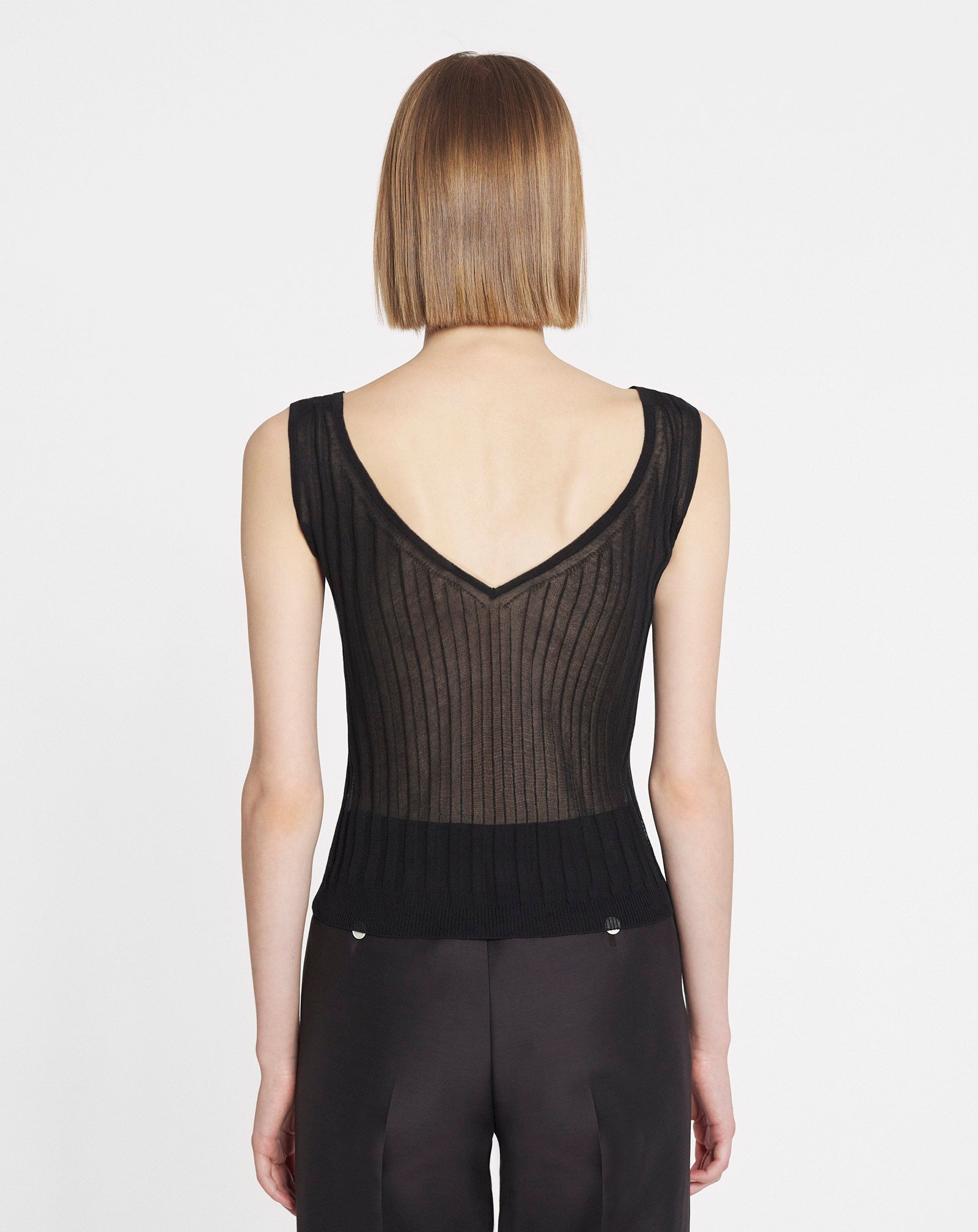 SHEER KNIT TANK - 4