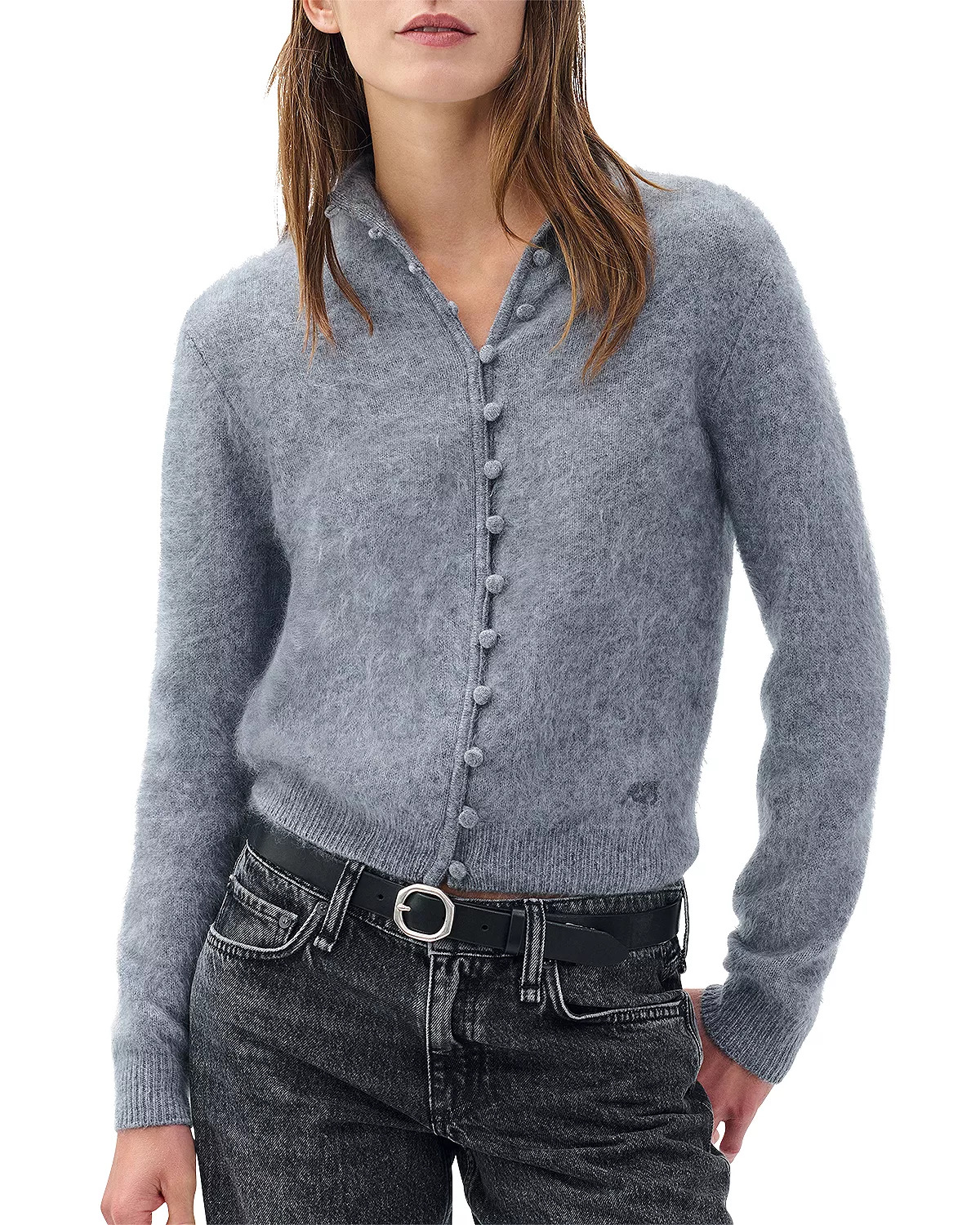 Jada Brushed Cashmere Cardigan - 1