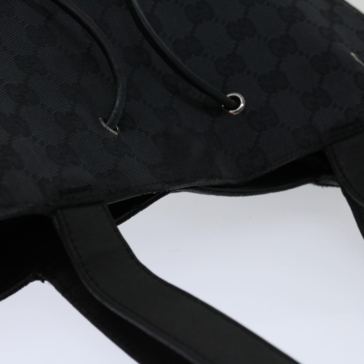 GUCCI GG Canvas Tote Bag Black 002 - 6