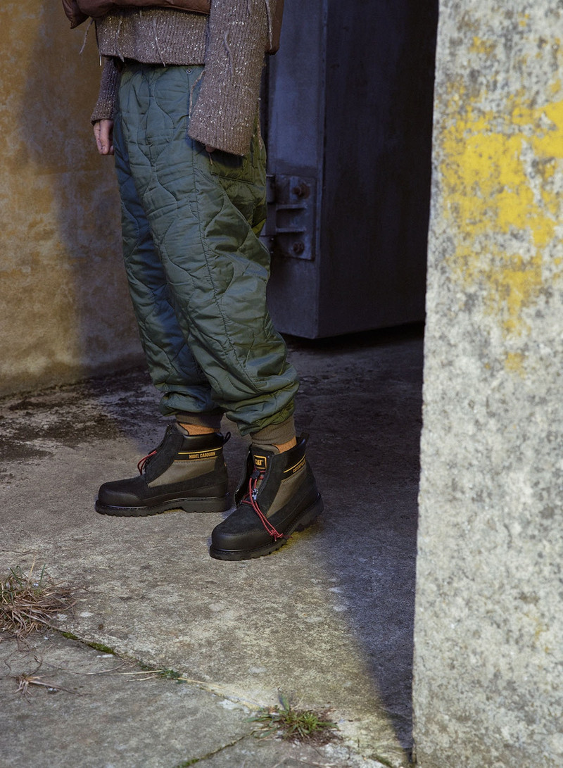 CAT Footwear x Nigel Cabourn Utah Zip in Black Olive 3