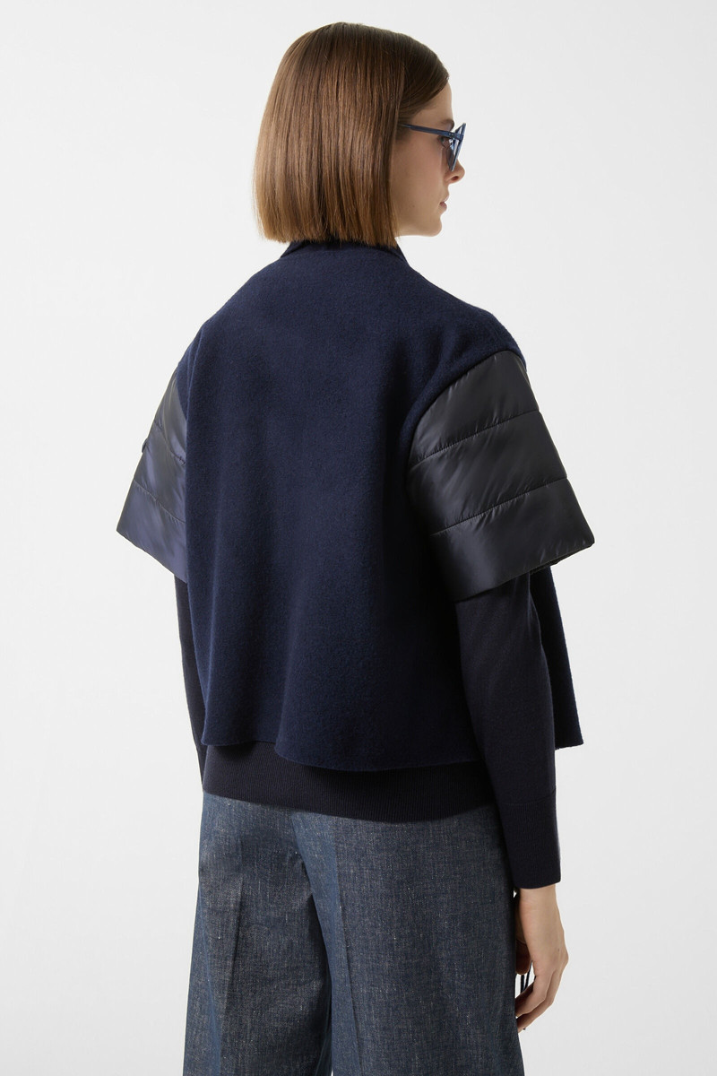 BOGNER Nica Poncho jacket in Navy blue outlook