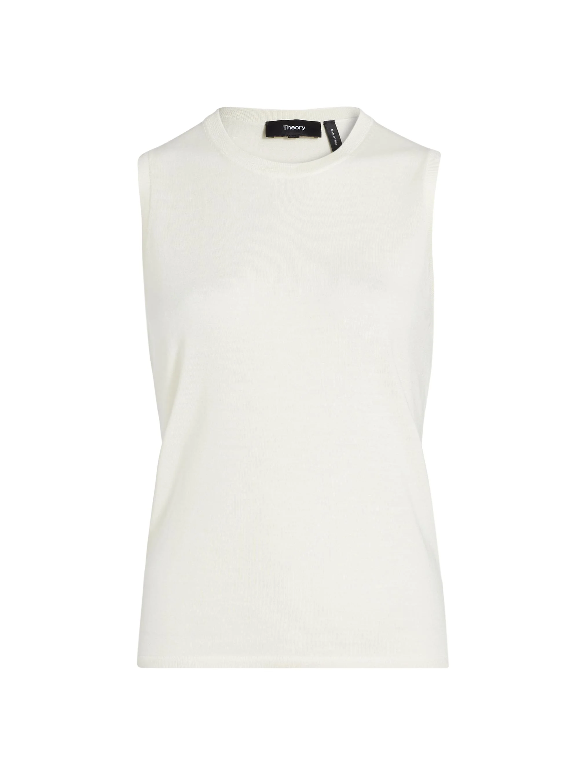 Women's Crewneck Tank Top - New Ivory - 1