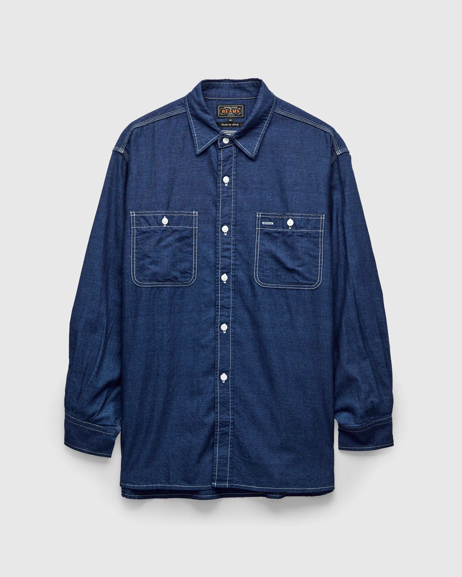 Chambray Workshirt in Indigo - 1
