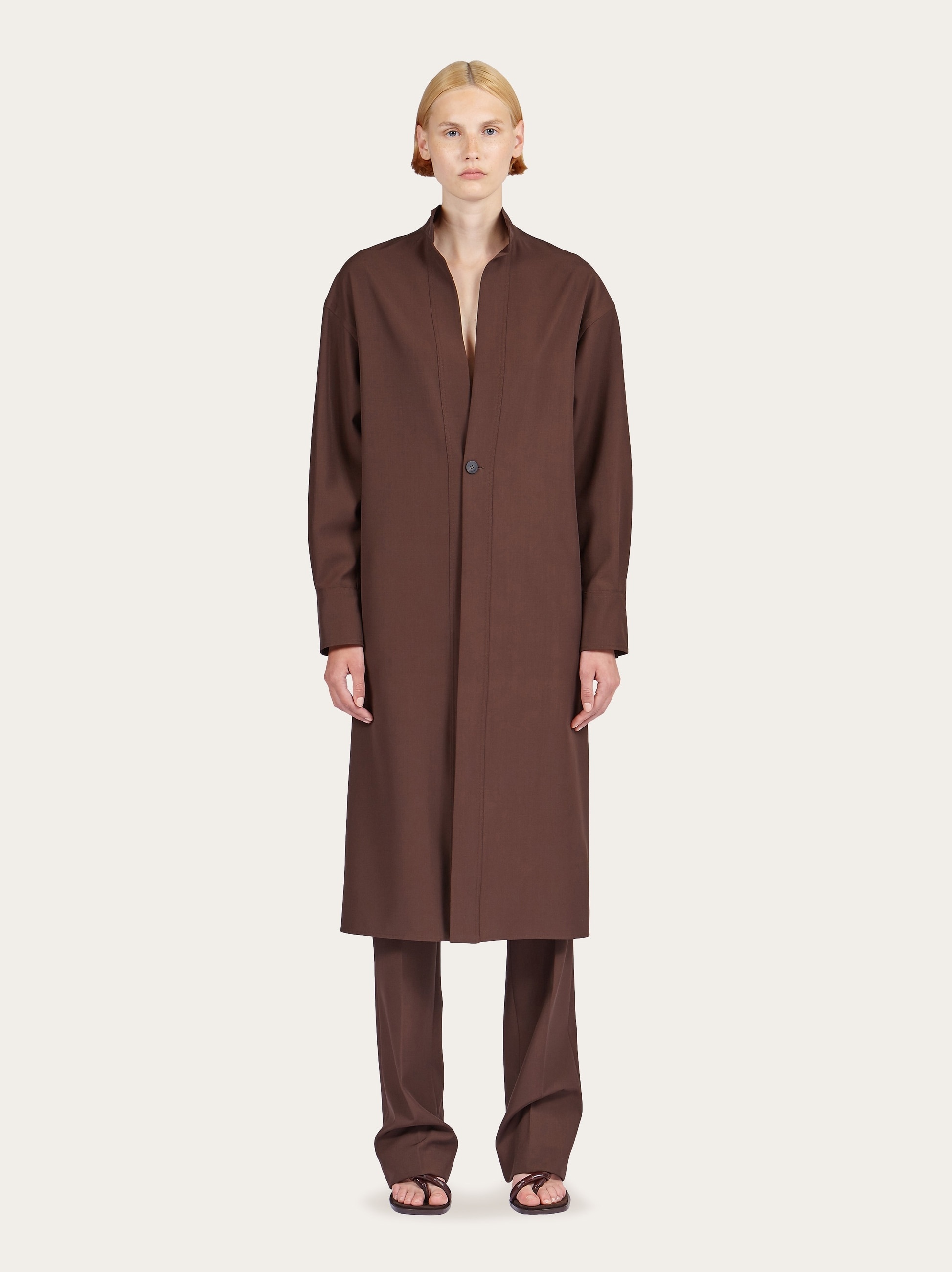 Pure wool shirt dress - 5