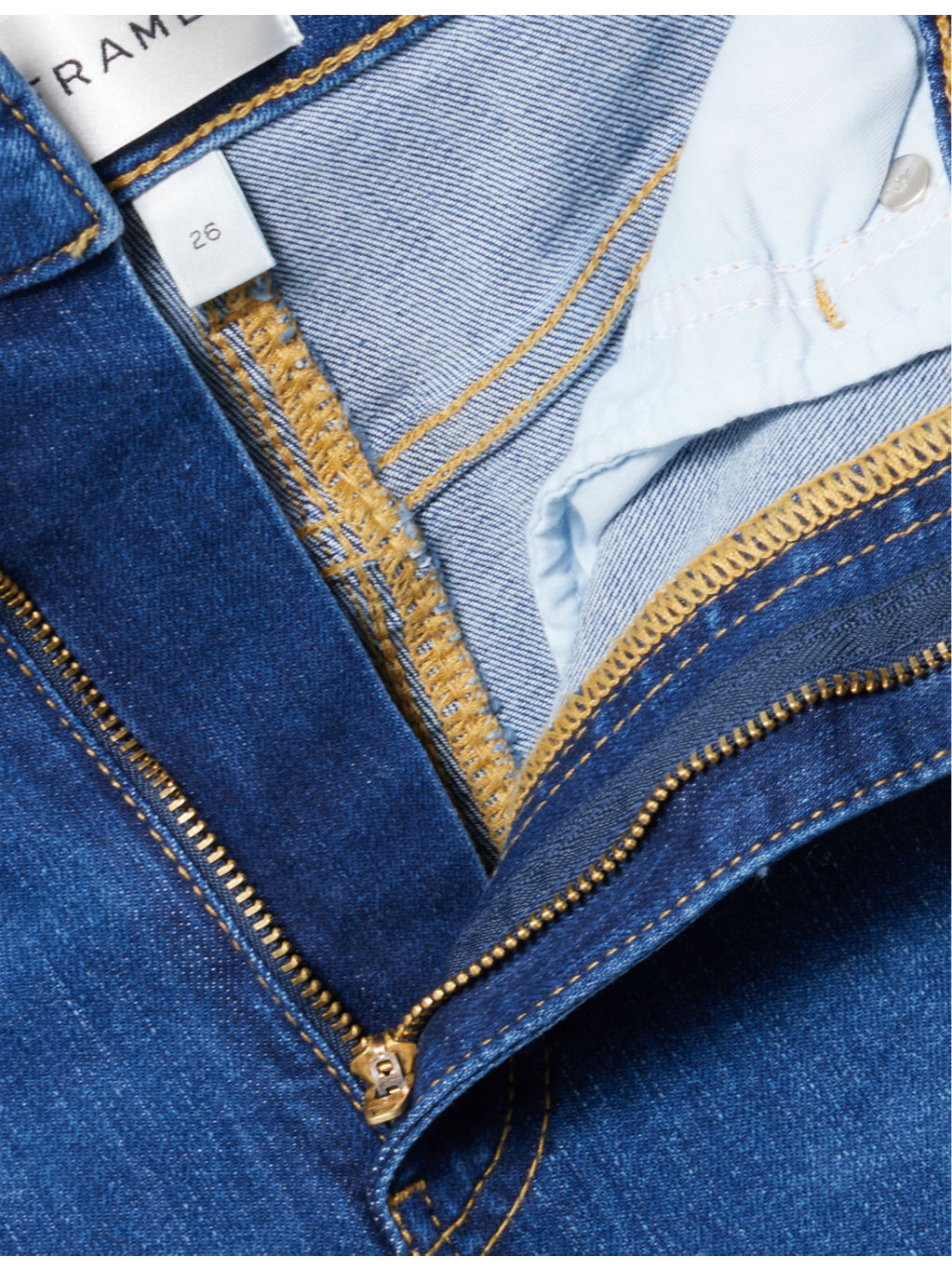 The Pencil Five-Pockets Straight-Leg High-Rise Stretch-Denim Blend Jeans - 7