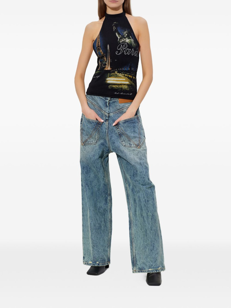 VETEMENTS graphic halter top outlook