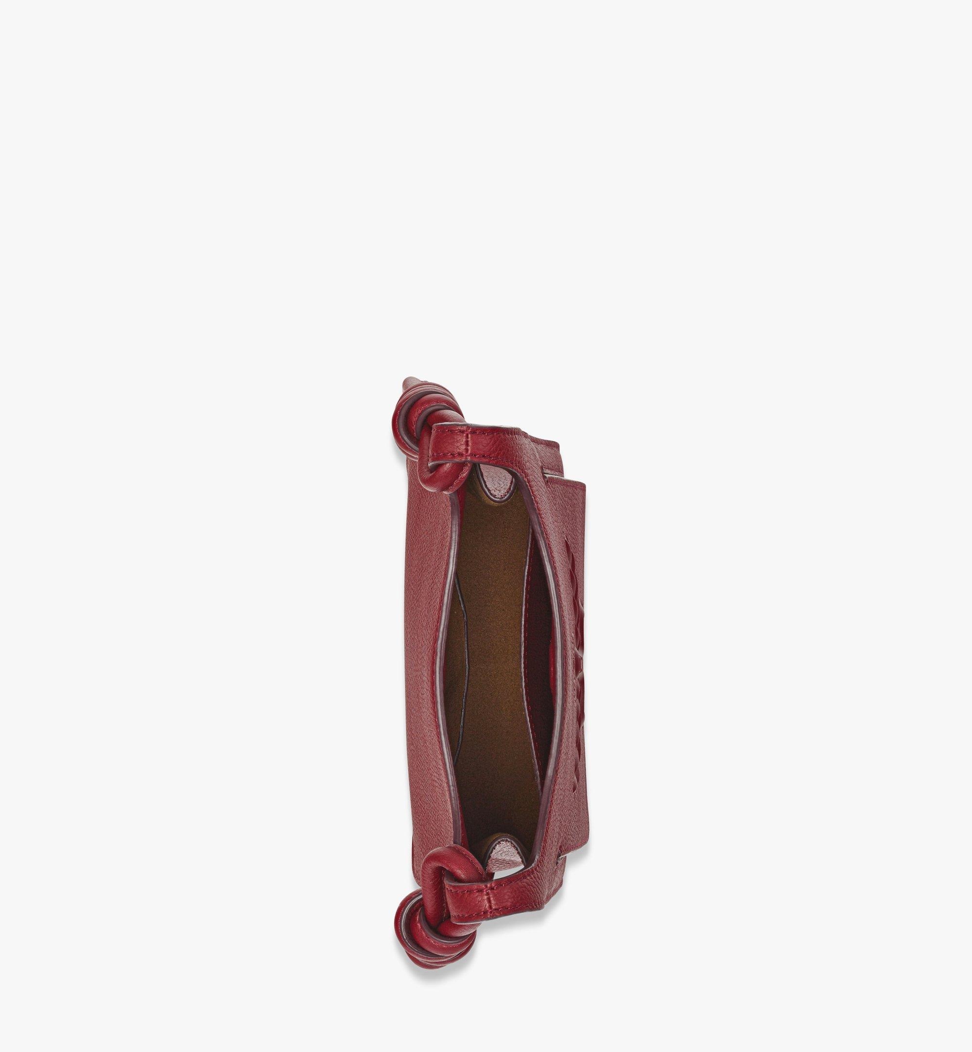 Himmel Hobo in Embossed Logo Leather - 4