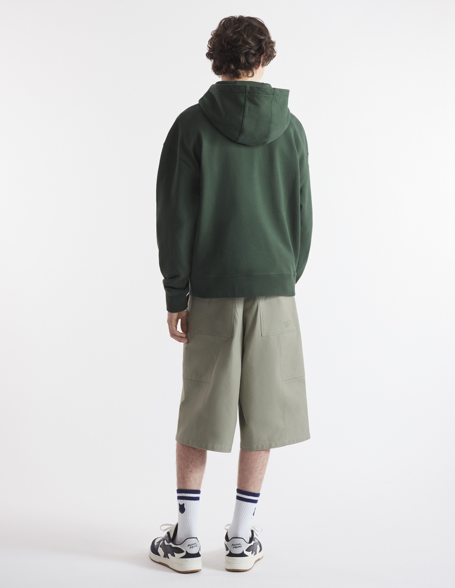 BOLD FOX HEAD PATCH OVERSIZE HOODIE - 5