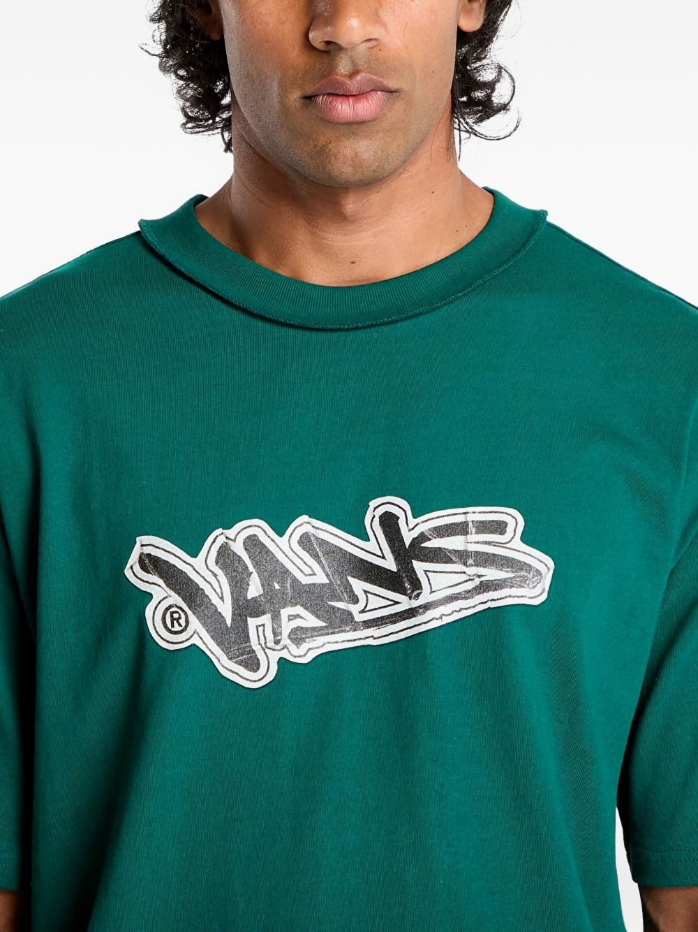 Slap graffiti-print boxy T-shirt - 4