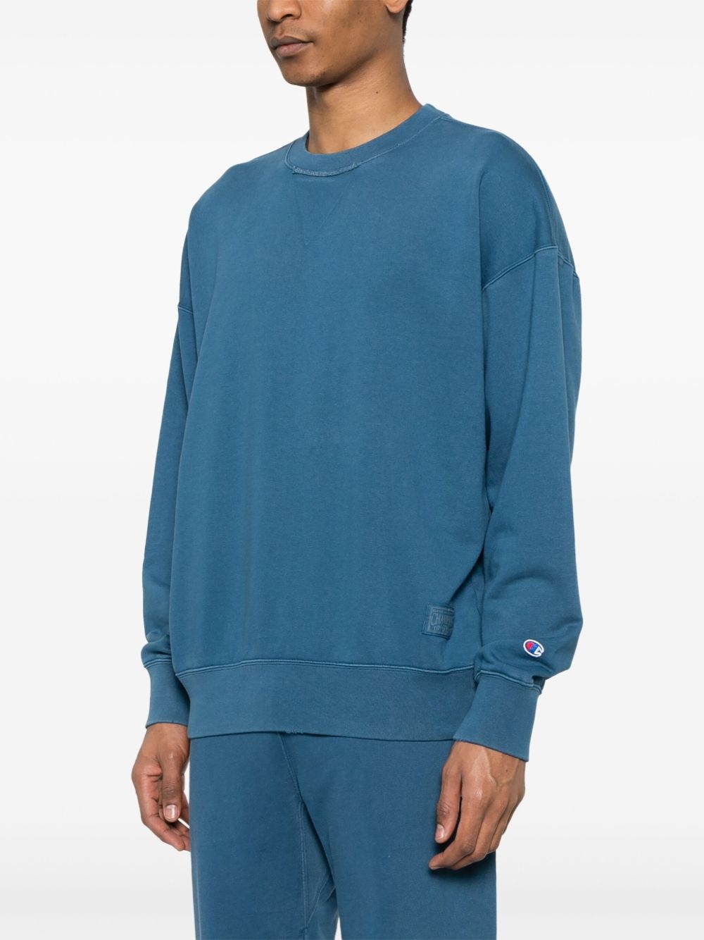 logo-patch sweatshirt - 3