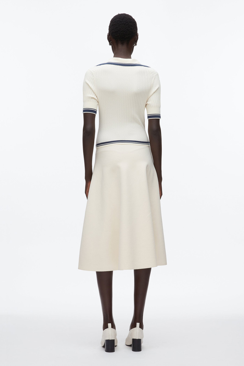 Textured Rib Polo Midi Dress 4