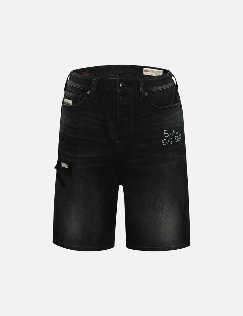 SEAGULL APPLIQUÉ EMBROIDERY AND GODHEAD PRINT
RELAX FIT DENIM SHORTS 1