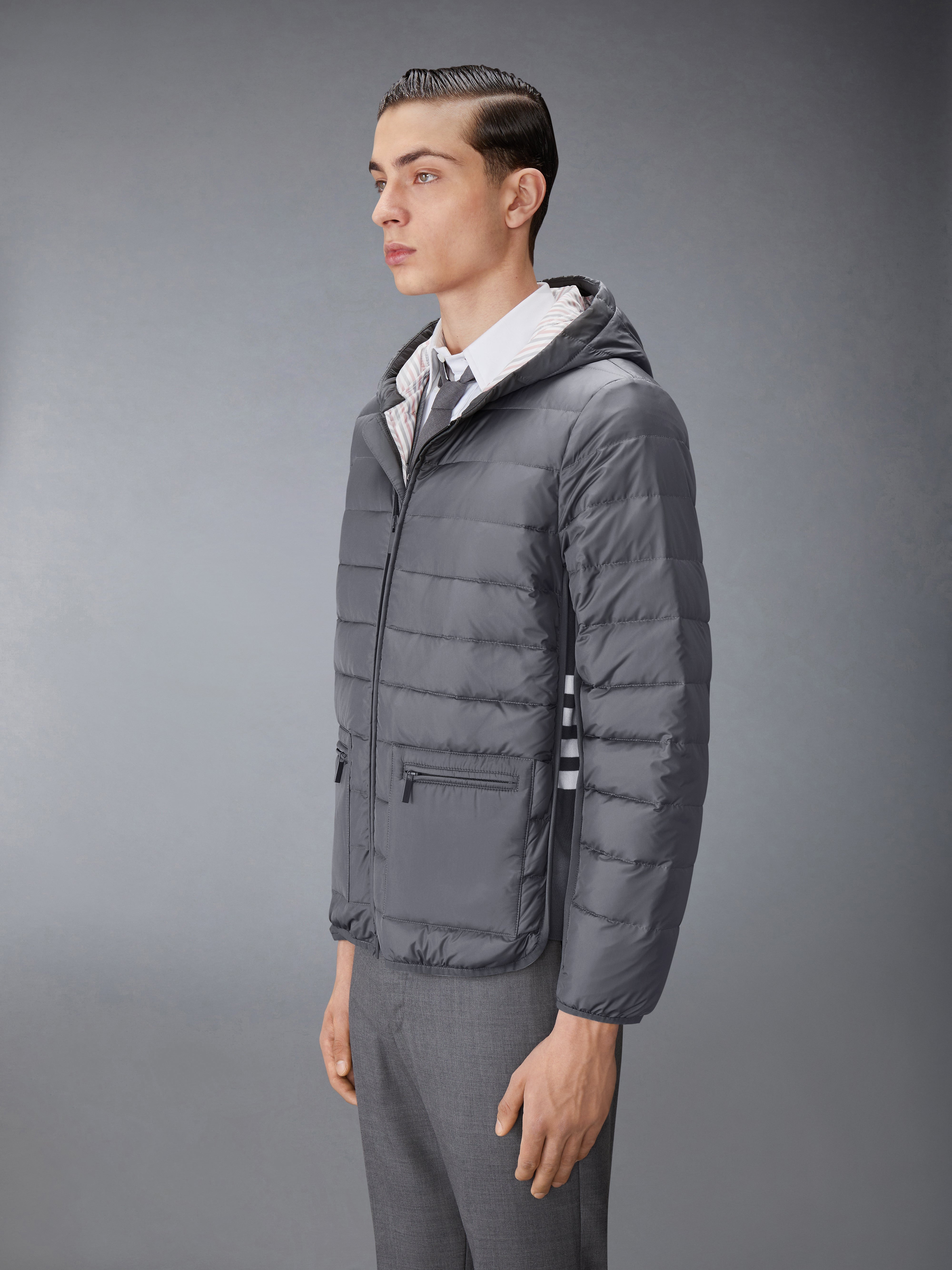 ULTRA LIGHT NYLON DOWN FILL HOOD JACKET - 5