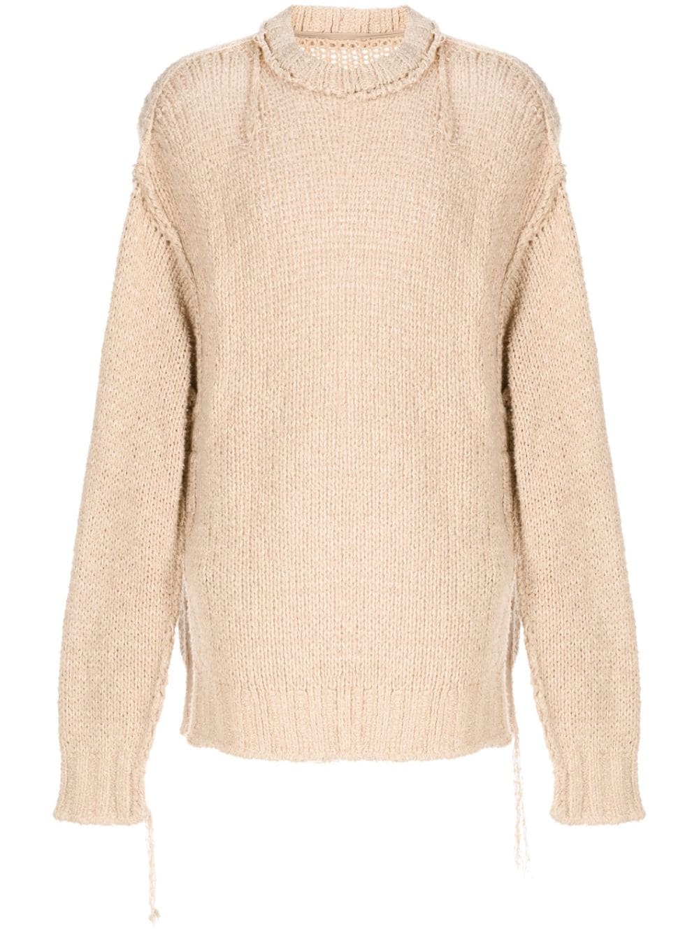 long-sleeve knitted jumper - 1