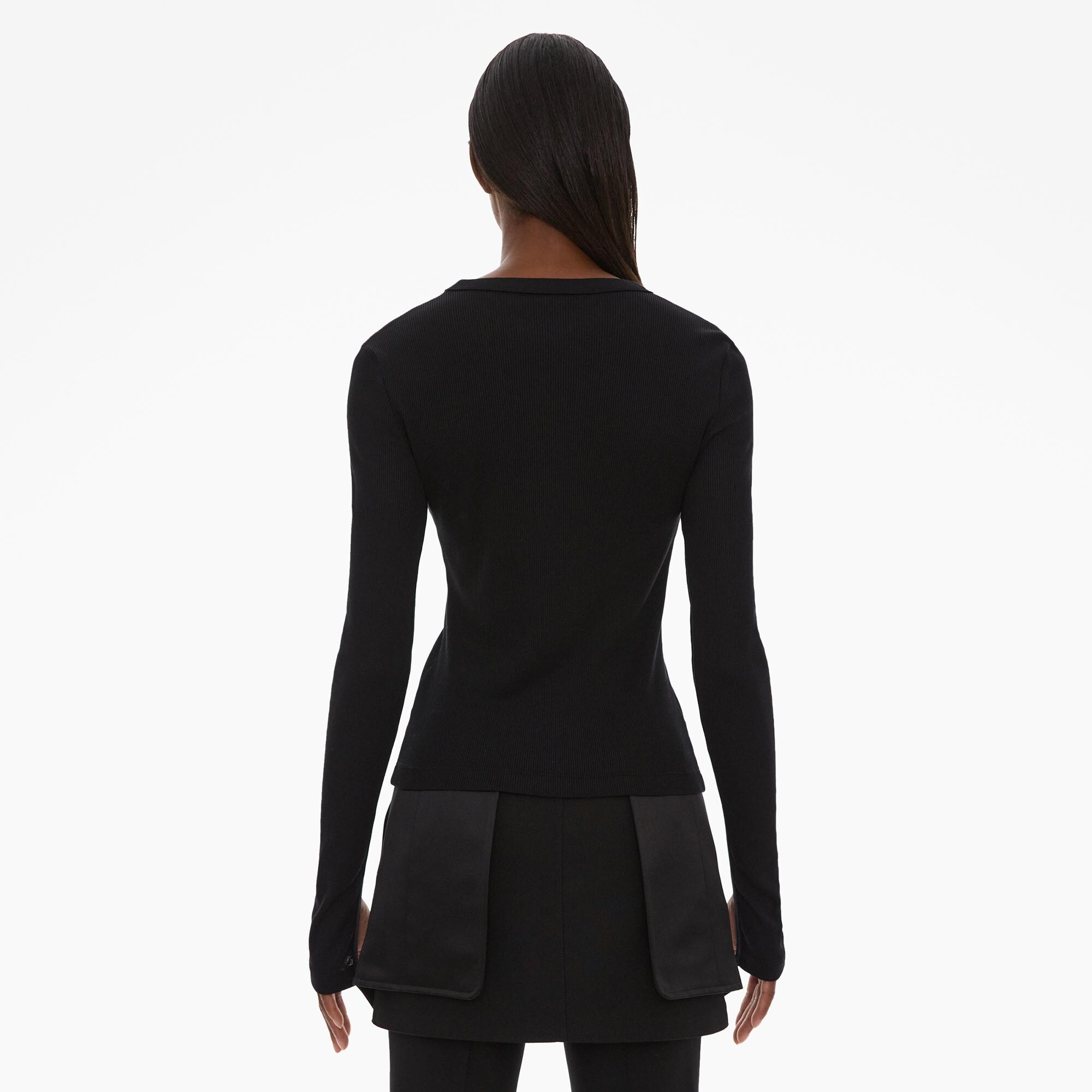 SLASH LONG SLEEVE TOP - 4