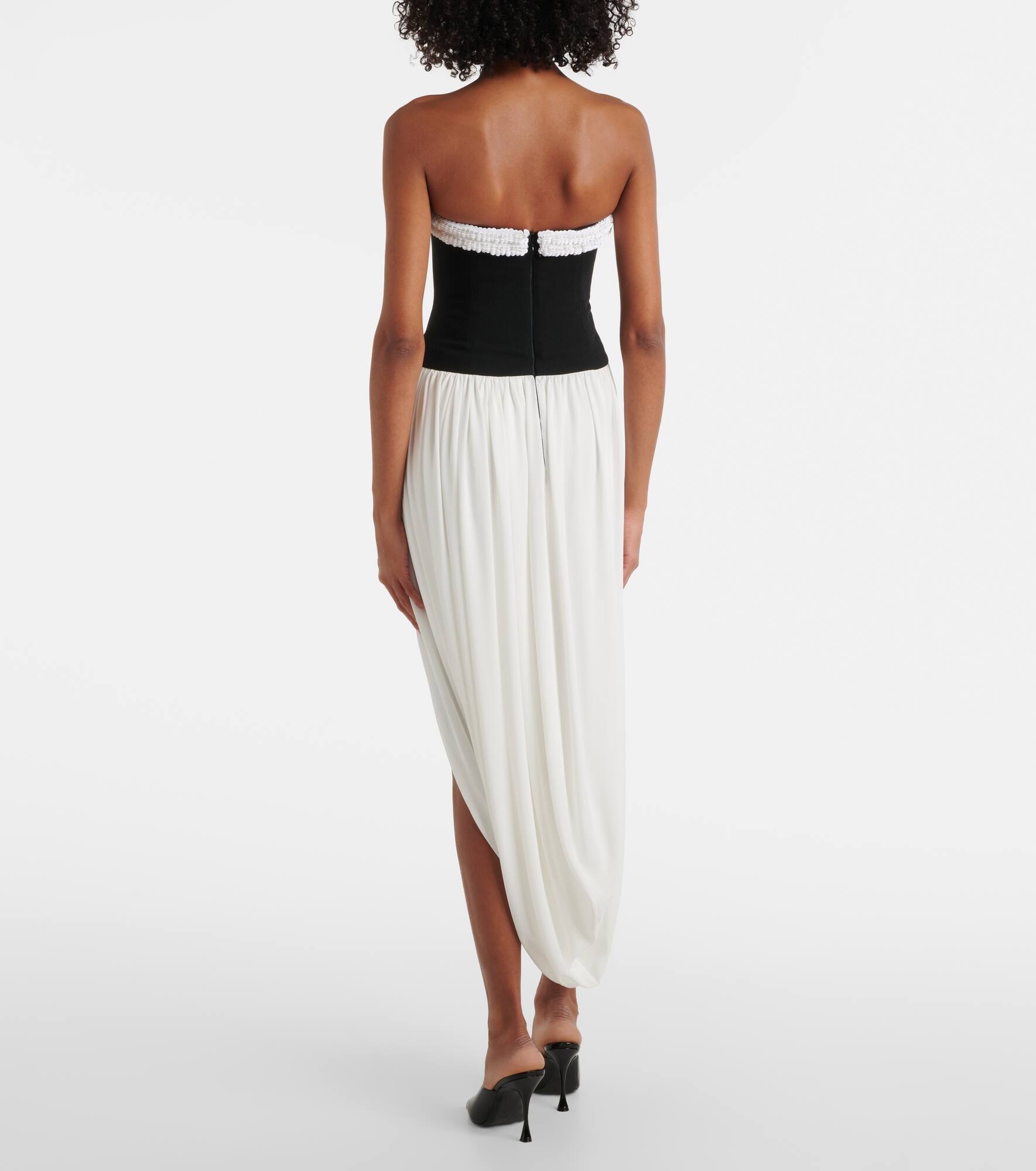 Augusta embellished bustier dress - 3