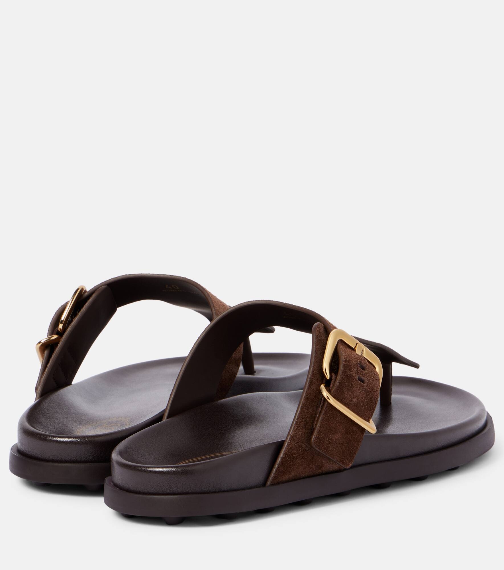 Suede thong sandals - 2
