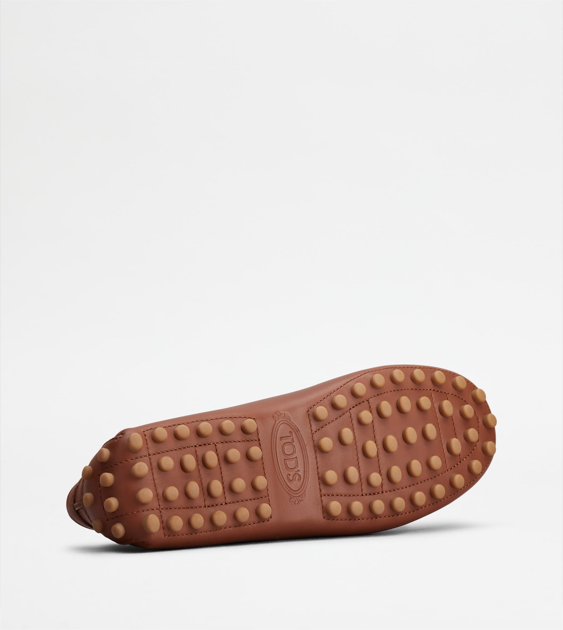 GOMMINO DRIVING SHOES IN LEATHER - BROWN - 4