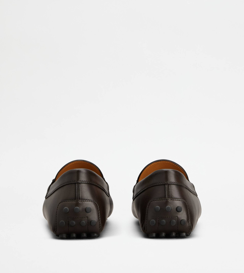 GOMMINO LOAFERS IN LEATHER - BROWN 3