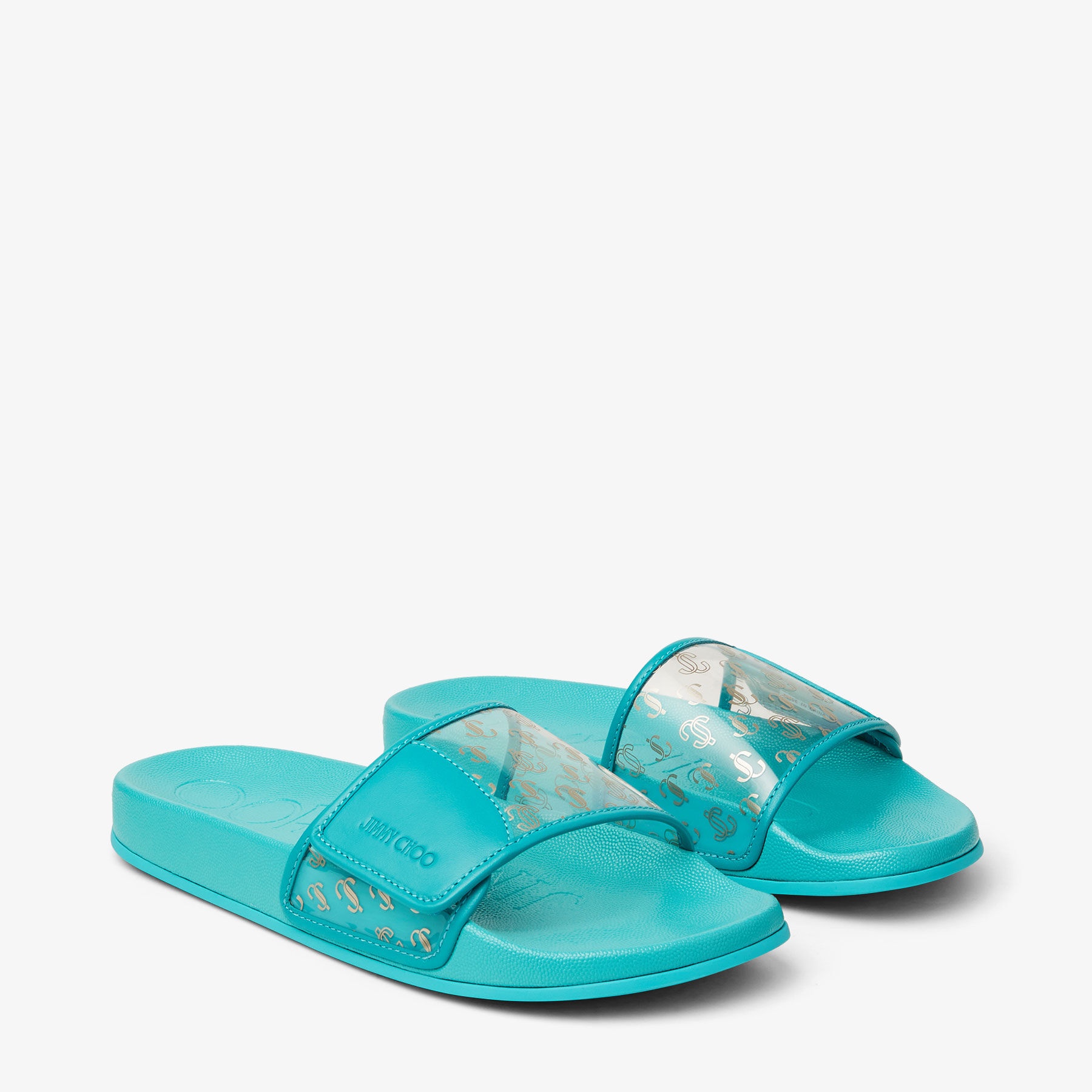 Fitz/F
Clear JC Plexi and Malibu Leather Slides - 3