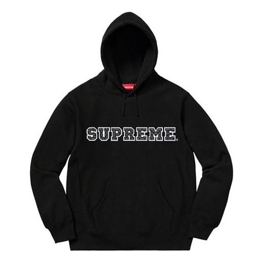 Supreme FW19 Week 1 The Most Hooded Sweatshirt logo 'Black' SUP-FW19-009 - 1