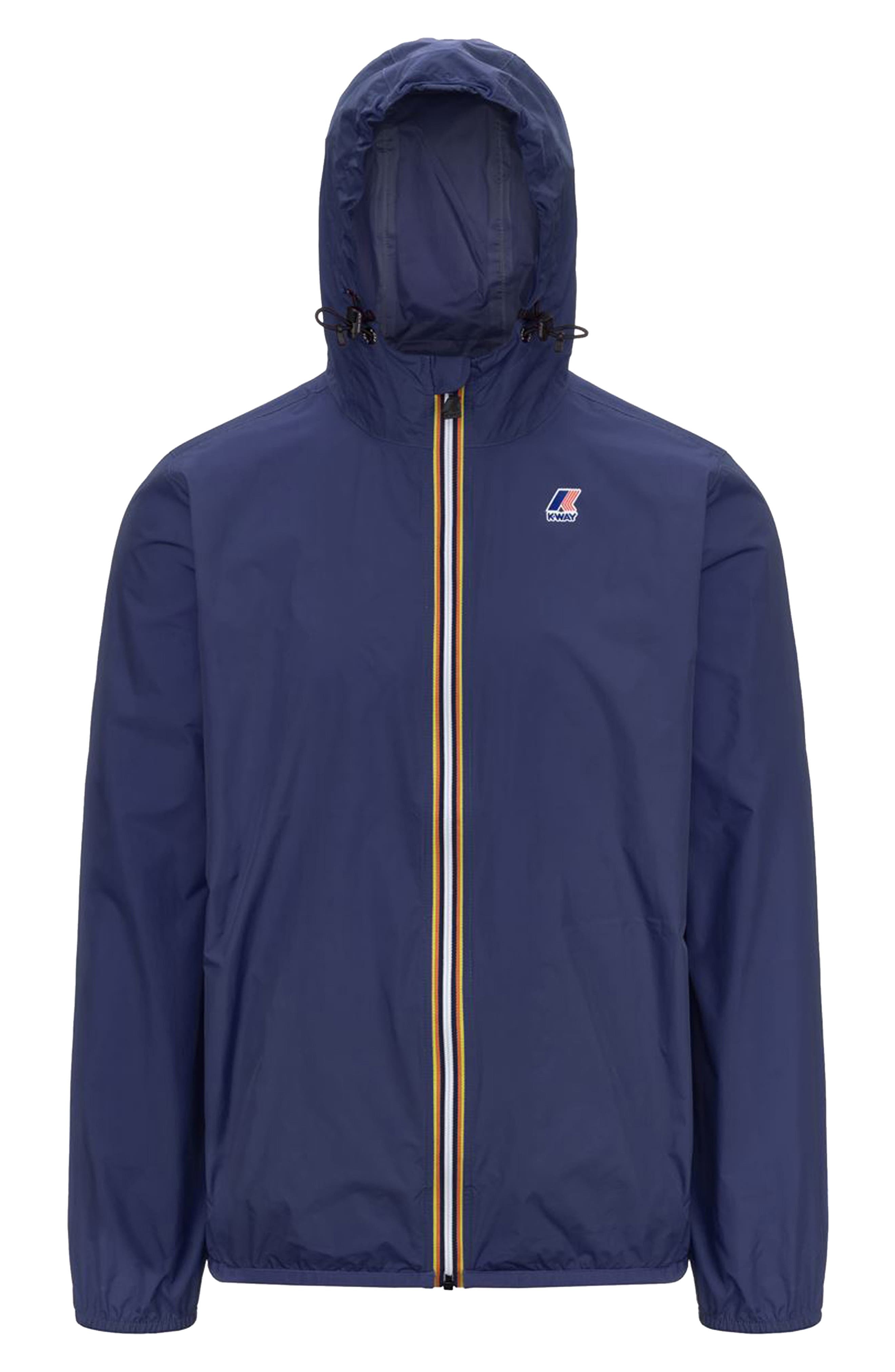 K-Way Le Vrai 4.0 Claude Water Repellent Jacket in Blue Deep Cobalt at Nordstrom - 4