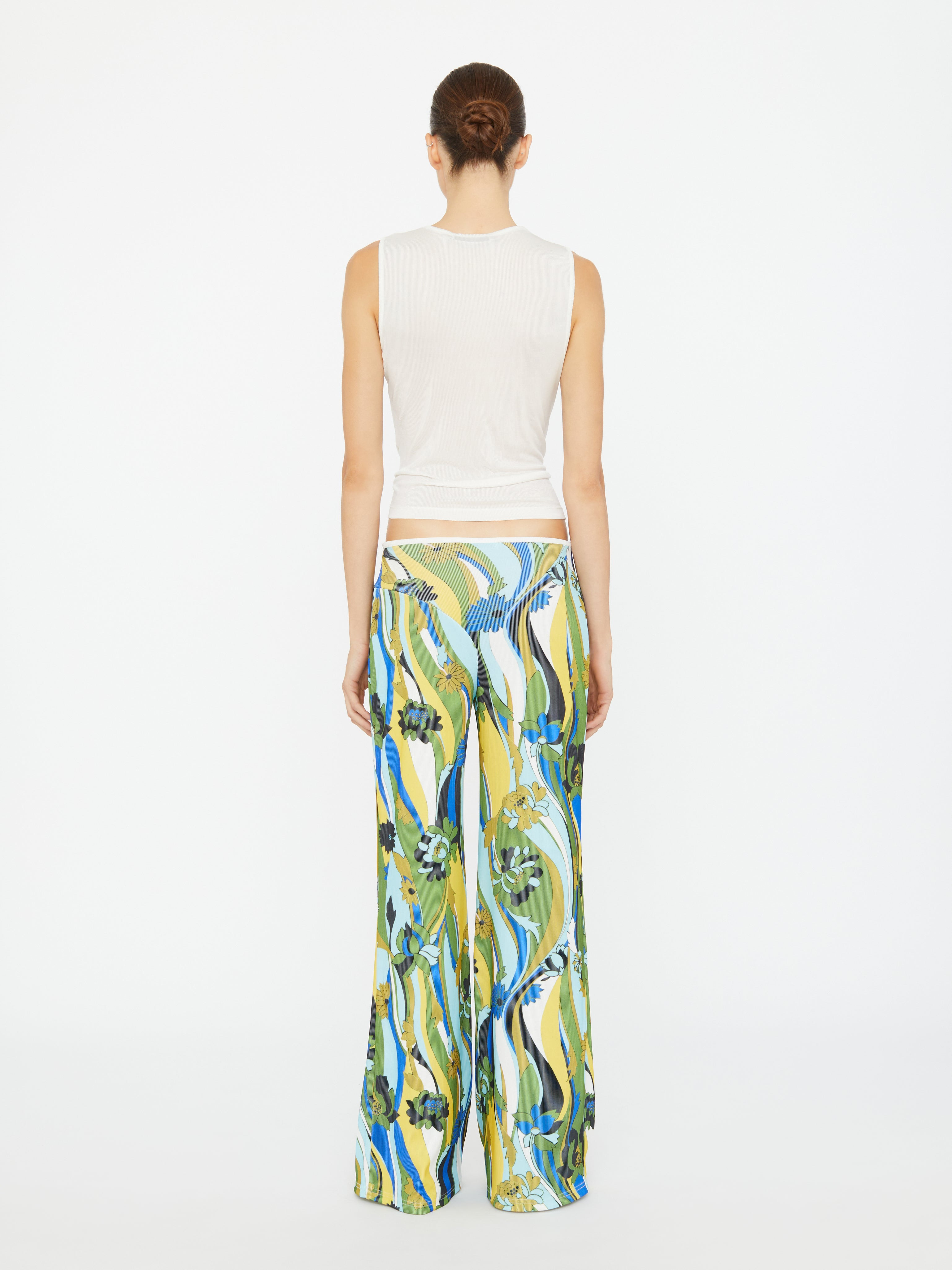 Acidic Floral Rib Pant - 4