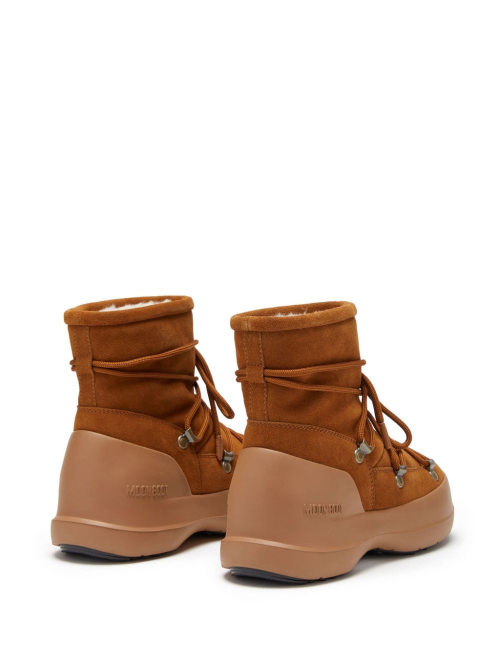 Luna lace-up suede boots - 3